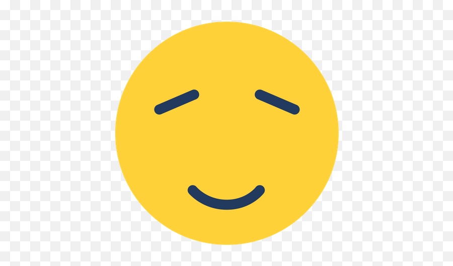 Peaceful Emoji Icon Of Flat Style - Smiley,Meditate Emoji