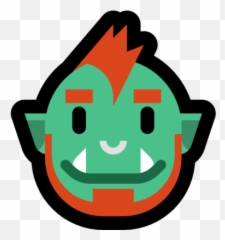 Huge Orc Fan - Orc Emoji,Lewd Emoji