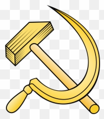Hammer And Sickle Clipart - Golden Hammer And Sickle Emoji,Hammer And Sickle Emoji