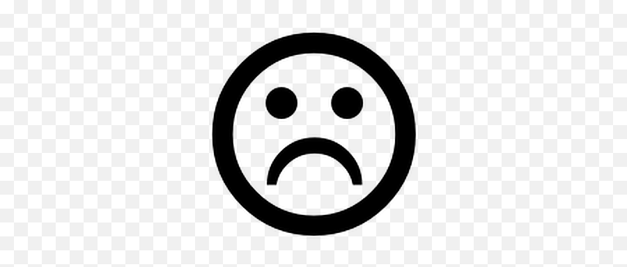 Frown Sadface Sadboy Emoji Black White Blackandwhite - Rick And Morty Sad Boy,Emoji Black And White