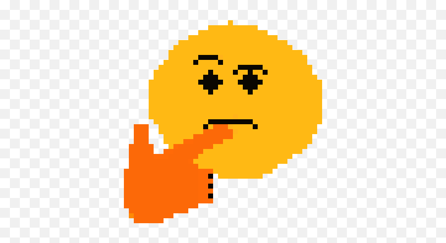 Thinking - Minecraft Red Ender Pearl Emoji,Thinking Emoji Pixel Art