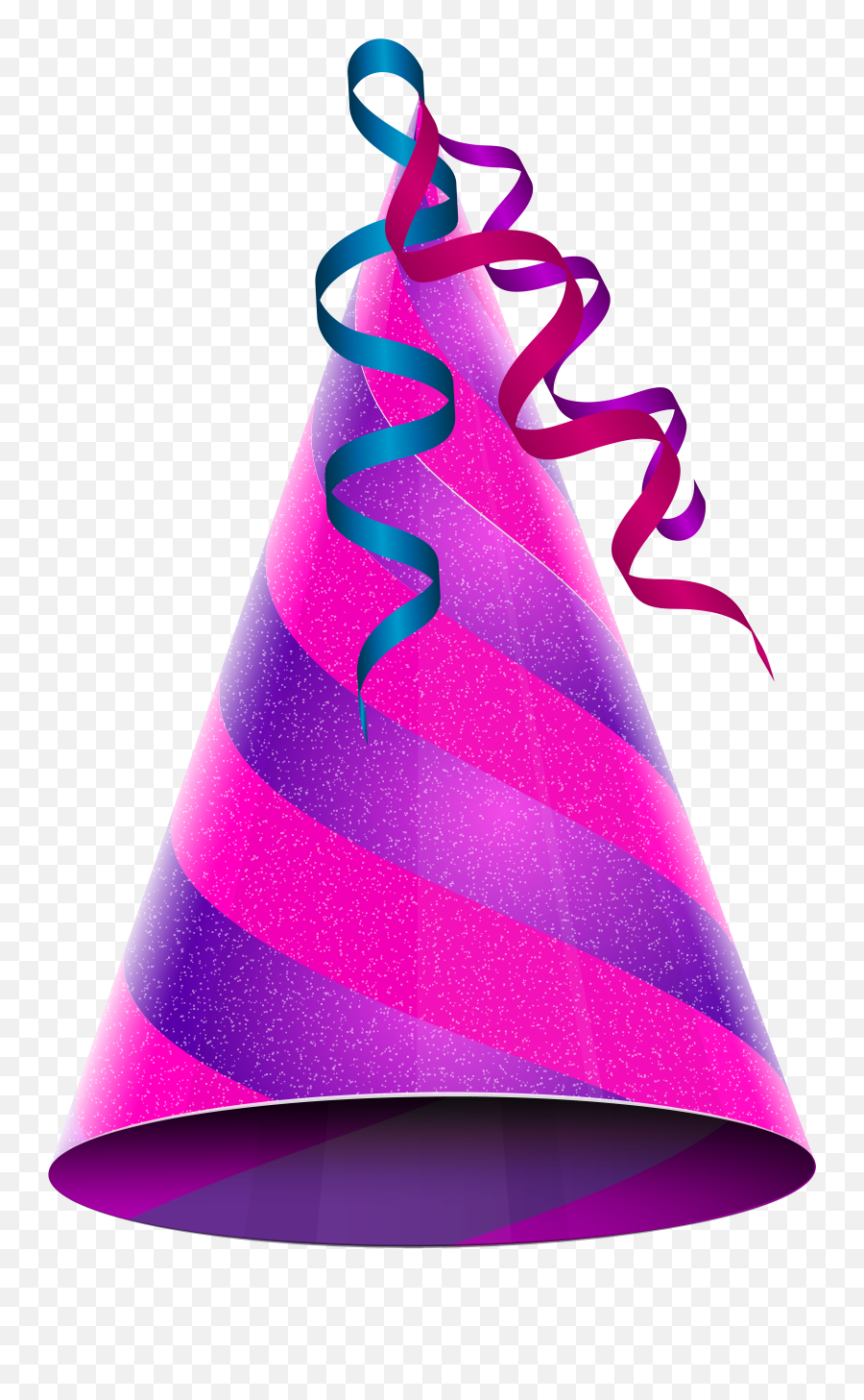 Birthday Cake Party Hat Clip Art - Birthday Party Hat Clip Art Emoji,Party Hat Emoji