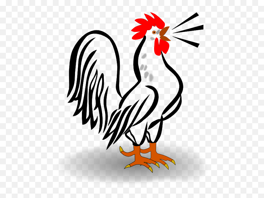 Morning Rooster Clipart Kid 2 - Clipartix Rooster Cliparts Emoji,Rooster Emoji