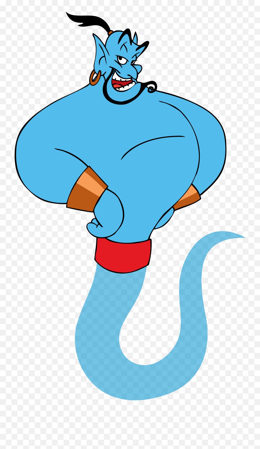 Genie Disney Clipart - Aladdin Genie Clipart Emoji,Genie Emoji