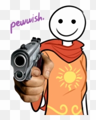Pink Clouds Blue Sky A Rorb I Made For A Discord - Transparent Gun No Background Emoji,Xd Emoji