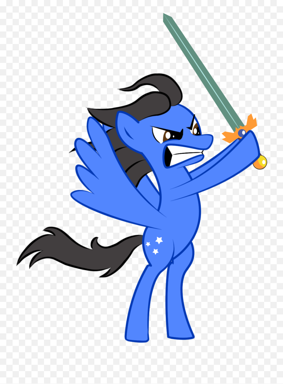 Dave And His Sword - Visual Fan Art Mlp Forums My Little Pony Sword Emoji,Menacing Emoji