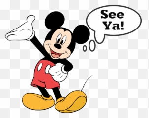 Hand Wave Goodbye Clipart - Mickey Png Emoji,Waving Goodbye Emoji