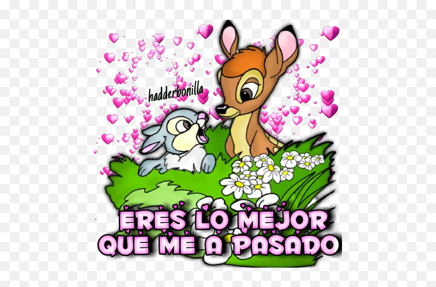 Bambi Amoroso Stickers For Whatsapp - Minnie Mouse Emoji,Bambi Emoji