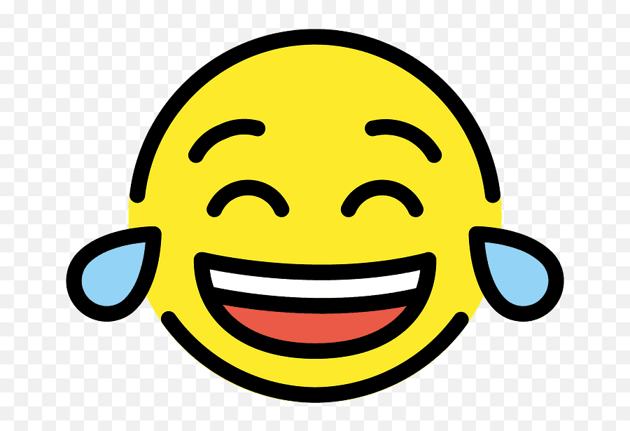 Face With Tears Of Joy Emoji Clipart - Joy Symbols,Joy Emoji