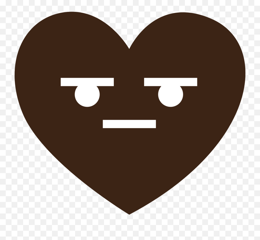 Free Heart Emoji No Expression Png With - Happy,Emoji Heart
