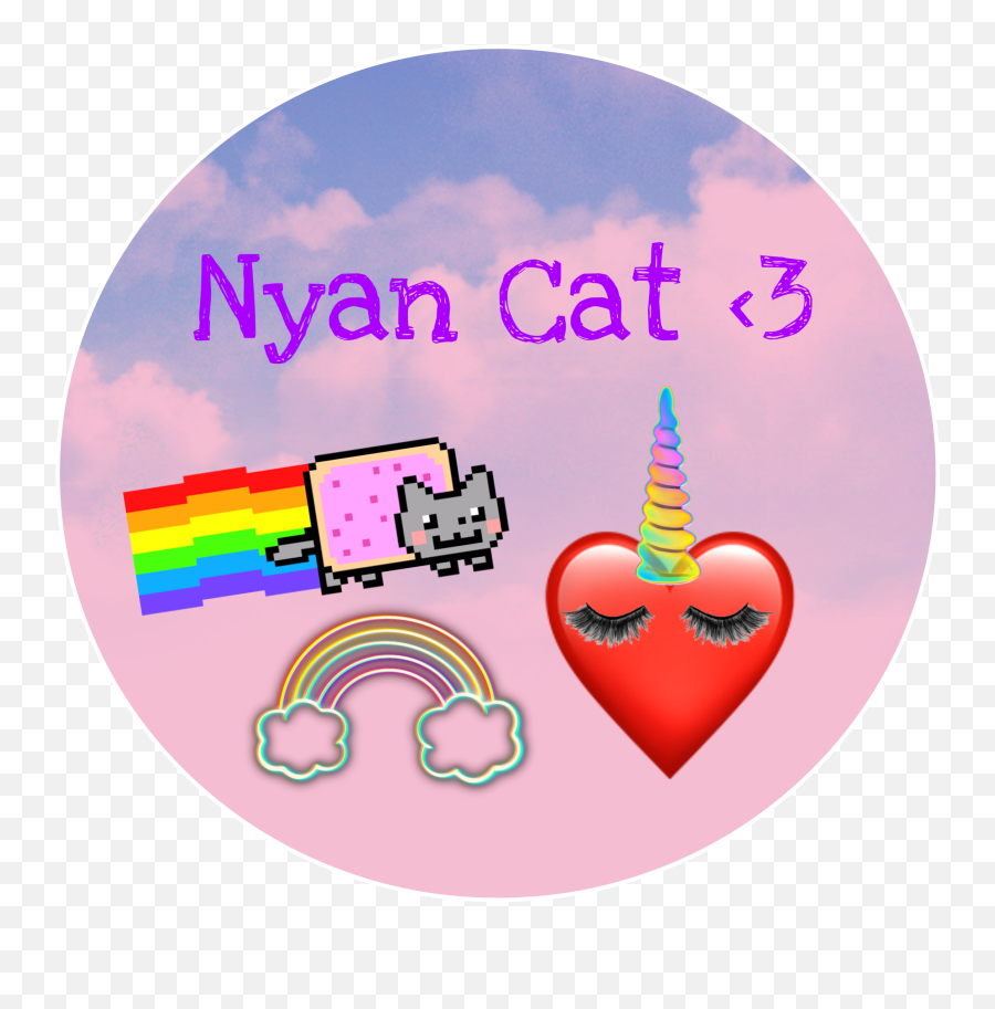 Nyancat Sticker By Weird Person Who Does Edits - Nyan Cat Emoji,Nyan Cat Emoji