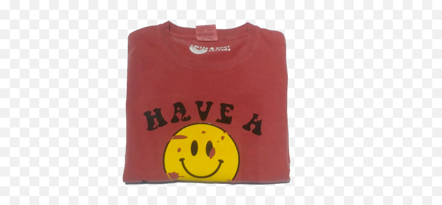 Smiley Face T - Happy Emoji,Distressed Emoticon