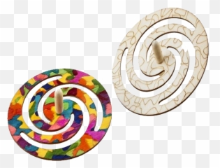 Spinning Color Tops - Earrings Emoji,Emoji Candy Table
