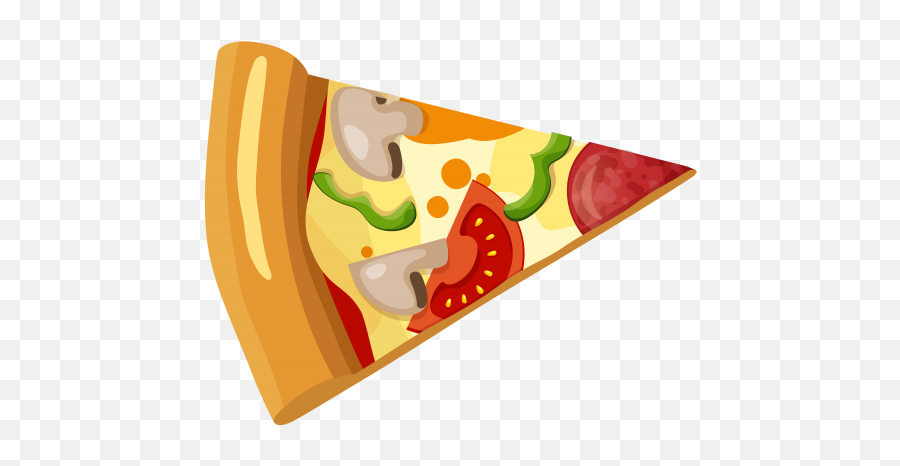 Pizza Slice Clipart Png - Pizza Slice Clipart Png Emoji,Pizza Emoji