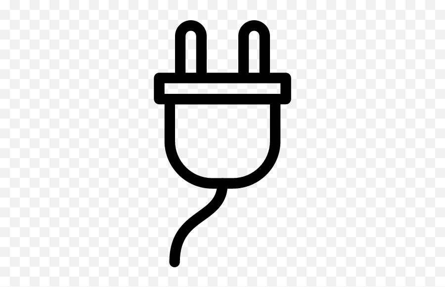 Plug In Icon - Plug Black And White Emoji,Emoji Plug