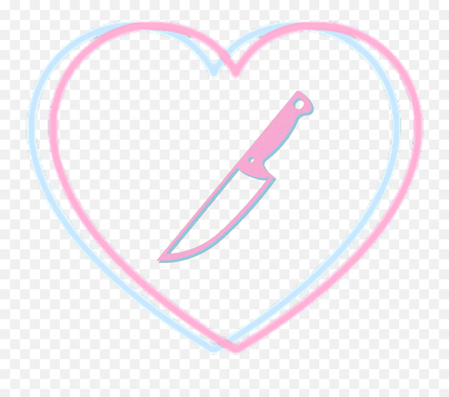 Aesthetic Pastelgoth Pastel Knife - Pink Blue Aesthetic Picsart Emoji,Pink Heart Emoji Copy And Paste