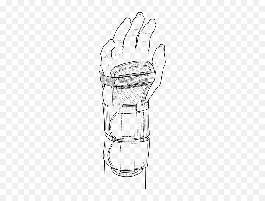 Wrist Splint - Wrist Splint Drawing Emoji,Finger Point Right Emoji