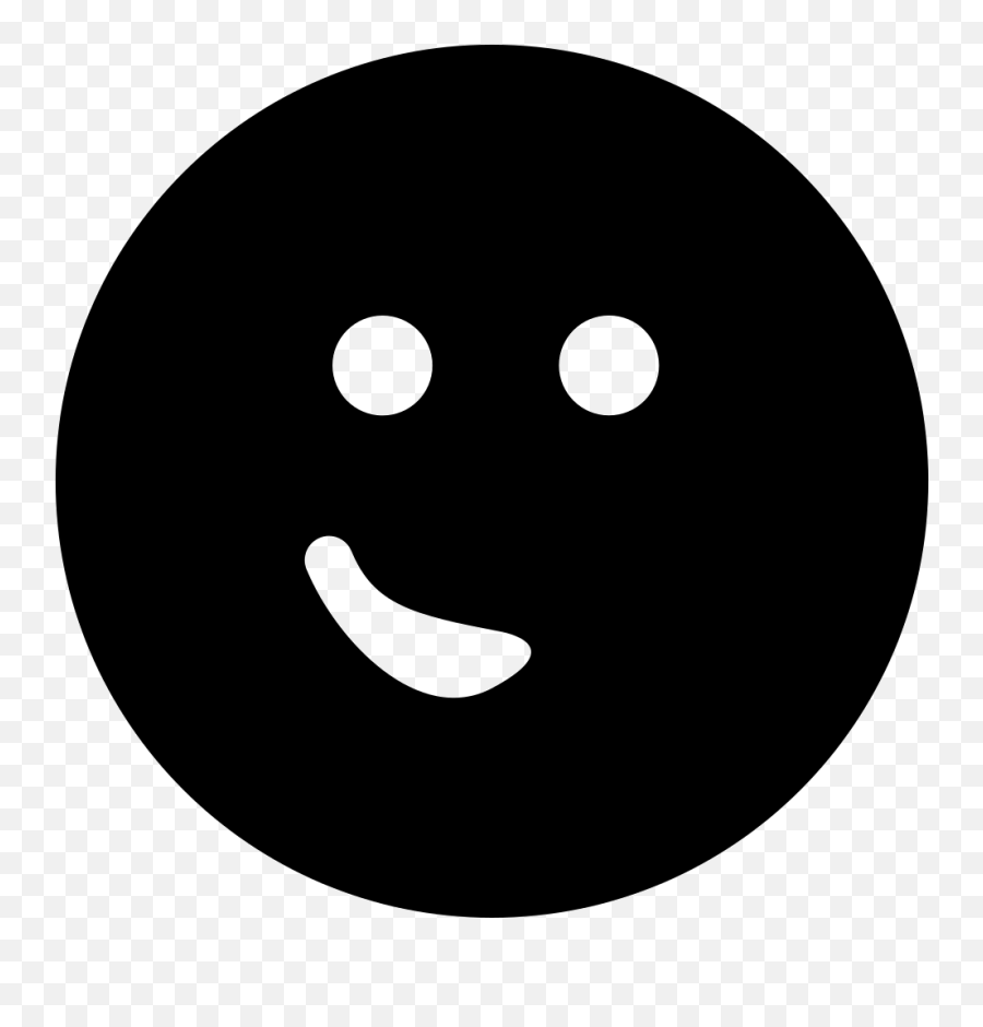 Mouth At One Side Like A Small Smile - Back Arrow In Circle Emoji,Small Emoticon
