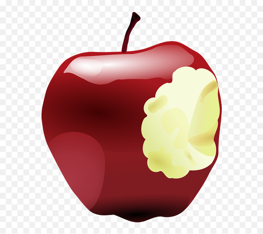 Free Red Apple Apple Vectors - Apple Bite Clipart Emoji,Nail Biting Emoticon