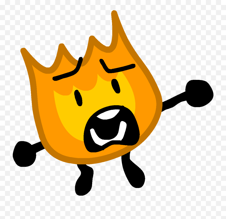 Scared Firey Bfdi Clipart - Firey Jr Emoji,Wasp Emoji