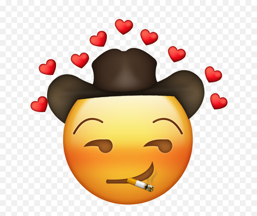 Pin - Heart Eye Cowboy Emoji,Laughing Emoji Meme