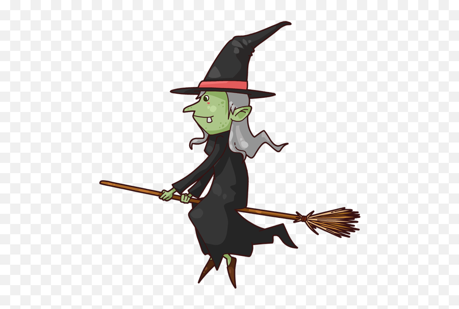 Witch Witches Evil Broom Brooms - Cartoon Witch On Broom Emoji,Witch On Broom Emoji