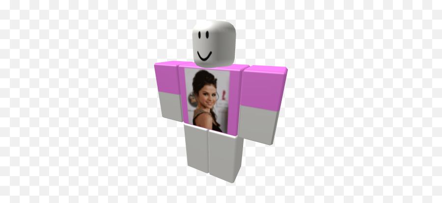 Selena Gomez Shirt Pink Bg - Roblox Free T Shirt For Girl Emoji,Selena Emoji