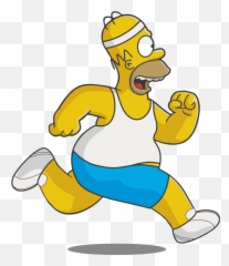 Run Runner Running Workout Jog Jogging Jogg - Simpson Run Png Emoji,Runner Emoji