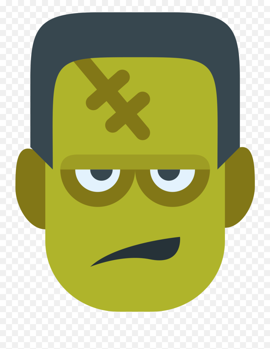 Hair Clipart Frankenstein Hair - Transparent Frankenstein Clipart Emoji,Hair On Fire Emoticon