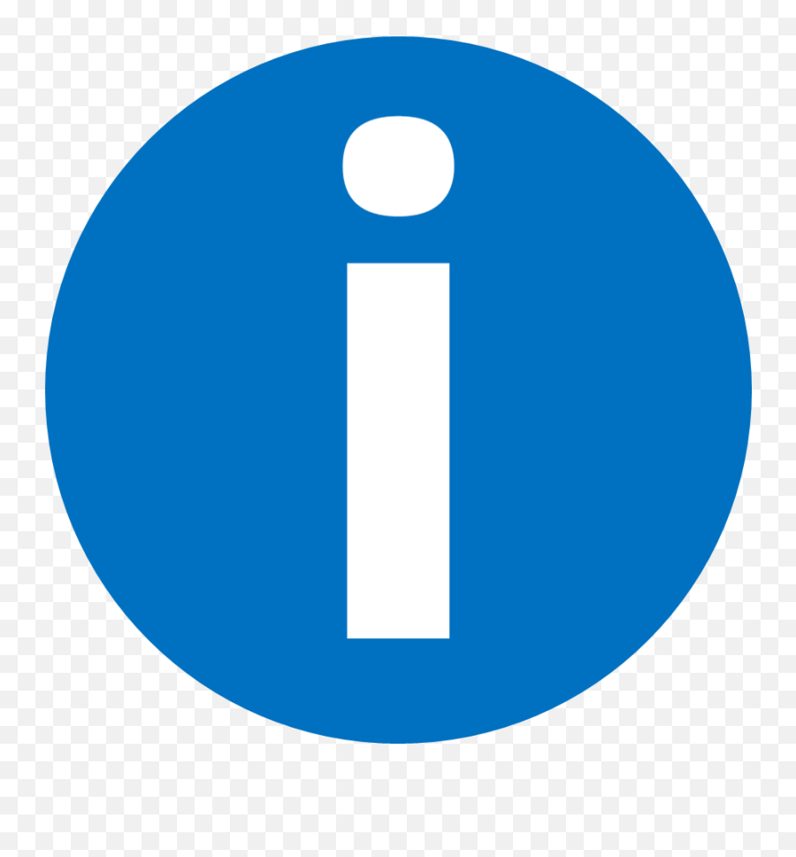 Info Blauw - Info Blauw Emoji,X In A Box Symbol Emoji