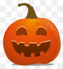 Funky Pumpkin Emoticon - Jack O Lantern Illustration Emoji,B Emoji Transparent Background