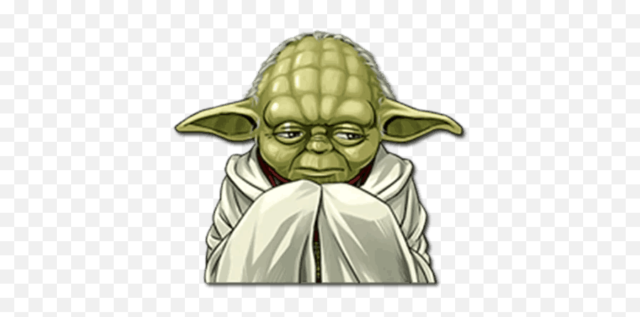 Yoda Telegram Sticker Emoji Star Wars - Stickers Yoda,Star Wars Emoji