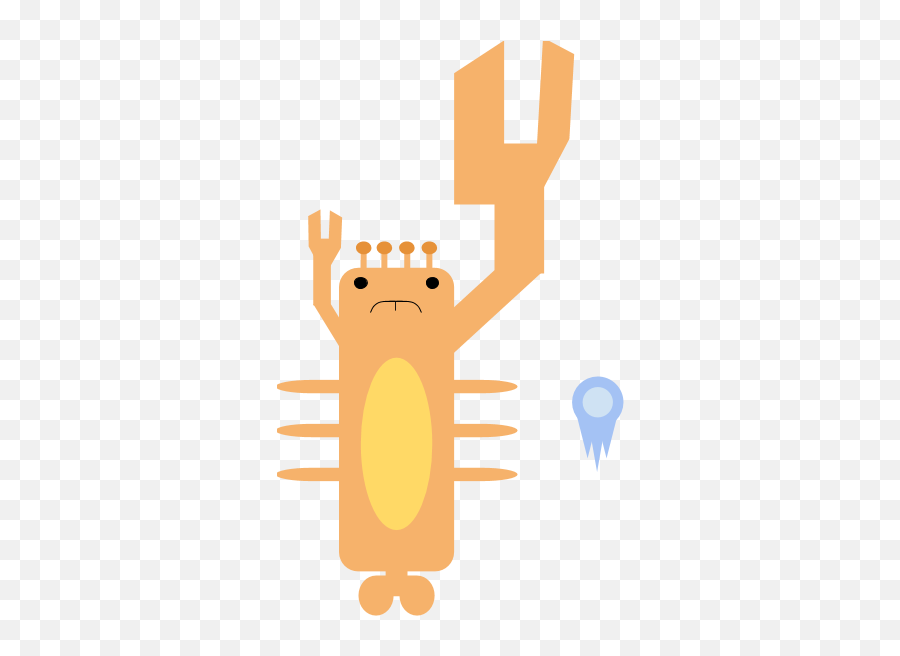 Deeeepio Concept Art Snapping Shrimp Deeeepioartworks - Deeeep Io Concept Art Emoji,Shrimp Emoji