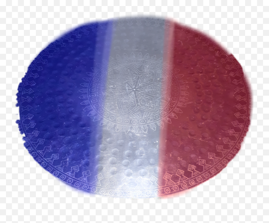 Viltsumari France Flag Plate - Circle Emoji,France Flag Emoji