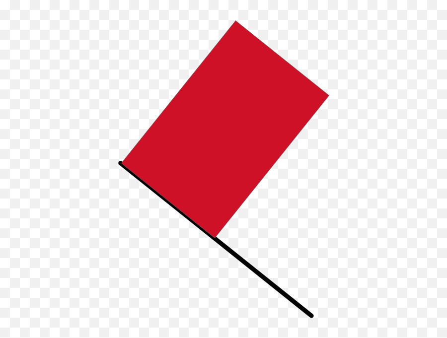 Red Flag Vector Illustration - Green Flag Clip Art Emoji,Communist Flag Emoji