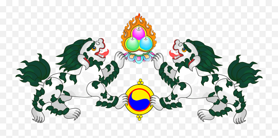 Snow Lion - British Tibet Flag Clipart Full Size Clipart Tibet Snow Lion Emoji,Virgin Island Flag Emoji