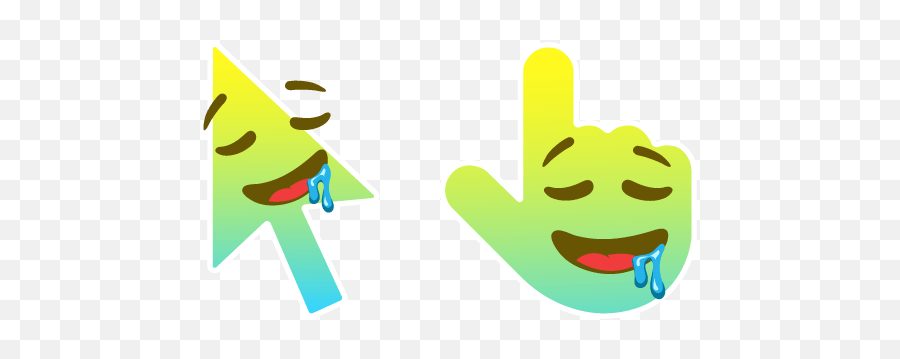 Cursoji - Happy Emoji,Drooling Emoji