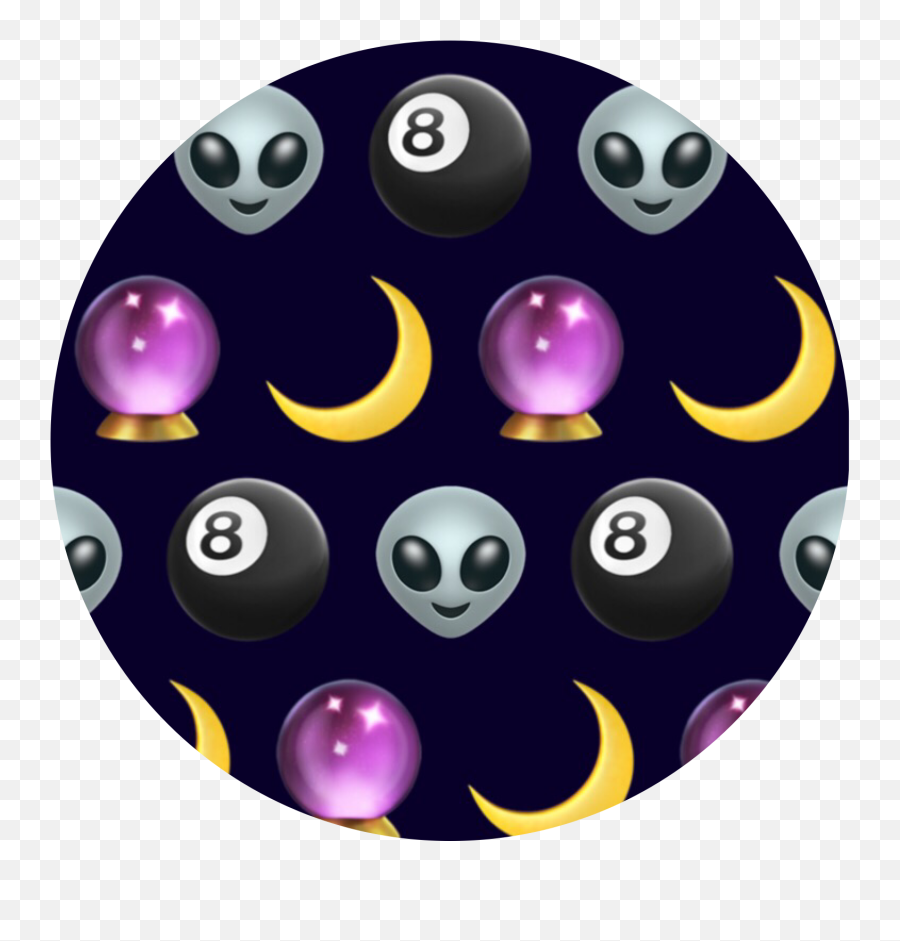 Background Alien Moon Sticker - Dot Emoji,Space Emoji