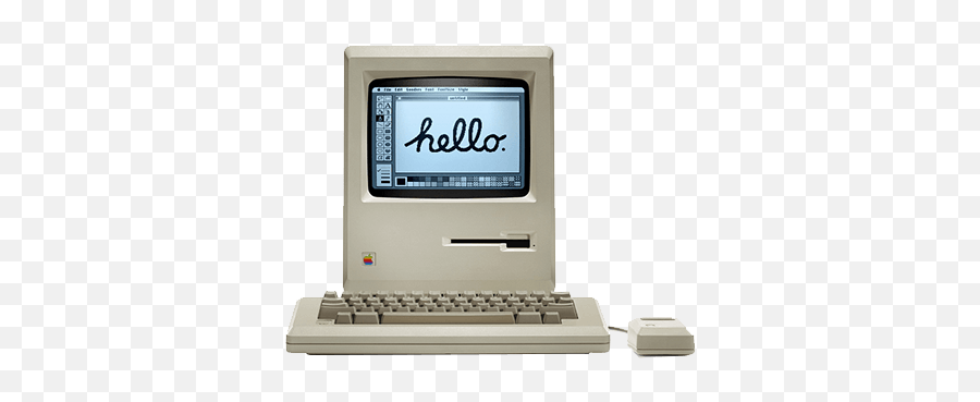 Apple Old Mac Computer - Apple Macintosh 1984 Emoji,Apple Computer Emoji