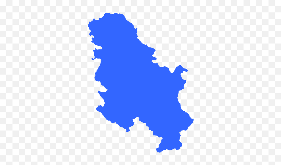 Every European Country Shape - Serbia Vector Map Emoji,Croatian Flag Emoji