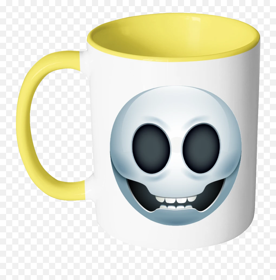 Emoji Skull Accent Mug - Mug,Mug Emoji