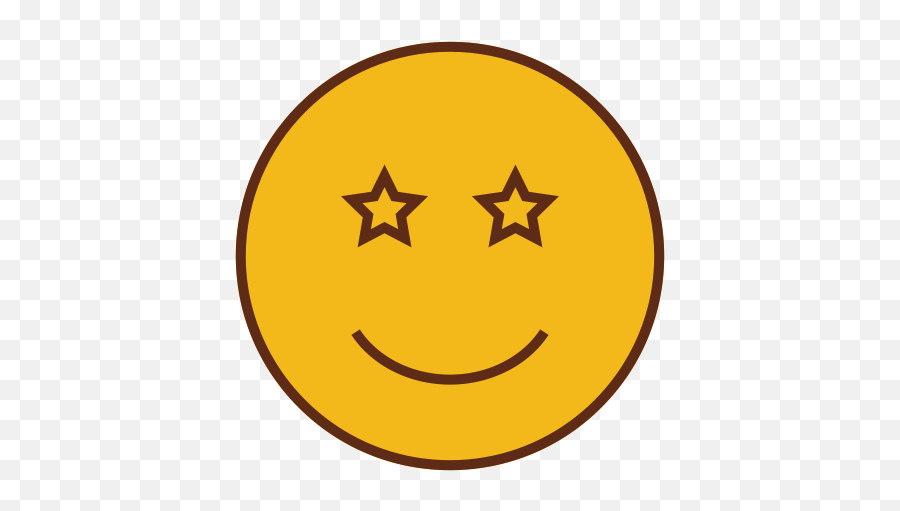 Emoticon Emoji Star Face Smiley Icon - Smiley,Emoji Star