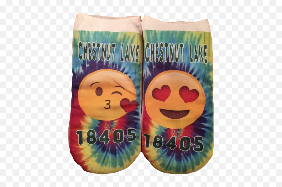 Socks Slides Slippers Flip Flips - Smiley Emoji,Zip Lip Emoji
