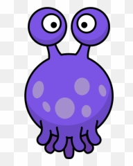 Aliens Comic Eye Stalks Tentacles Free - Alien Clipart Emoji,Strong Emoticon