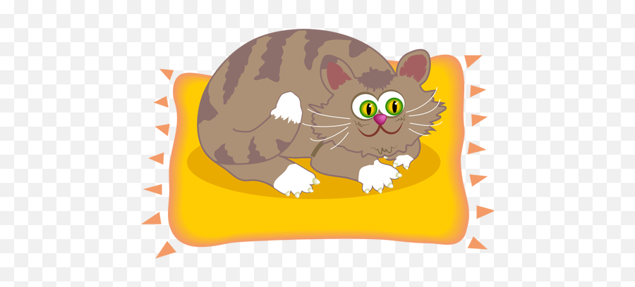 Cat - Cat On A Mat Clipart Emoji,Cheshire Cat Emoji
