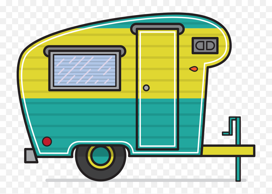 Library Of Airstream Trailer Picture - Camper Clip Art Emoji,Travel Trailer Emoji