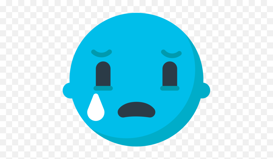 Crying Face Emoji - Clip Art,Crying Emoji