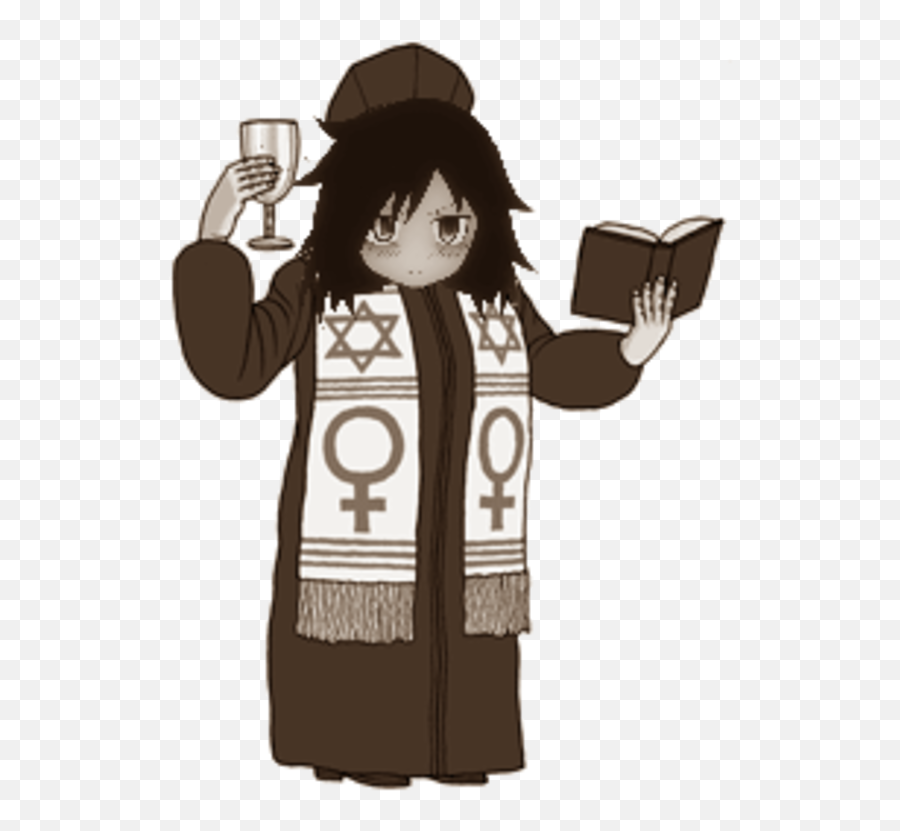 Tomoko Female Rabbi - Female Rabbi Emoji,Jewish Emoji