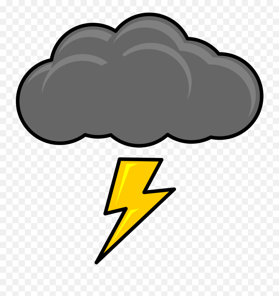Thunder Cloud Transparent Png Clipart Free Download - Cloud With Lightning Bolt Emoji,Thunder Emoji