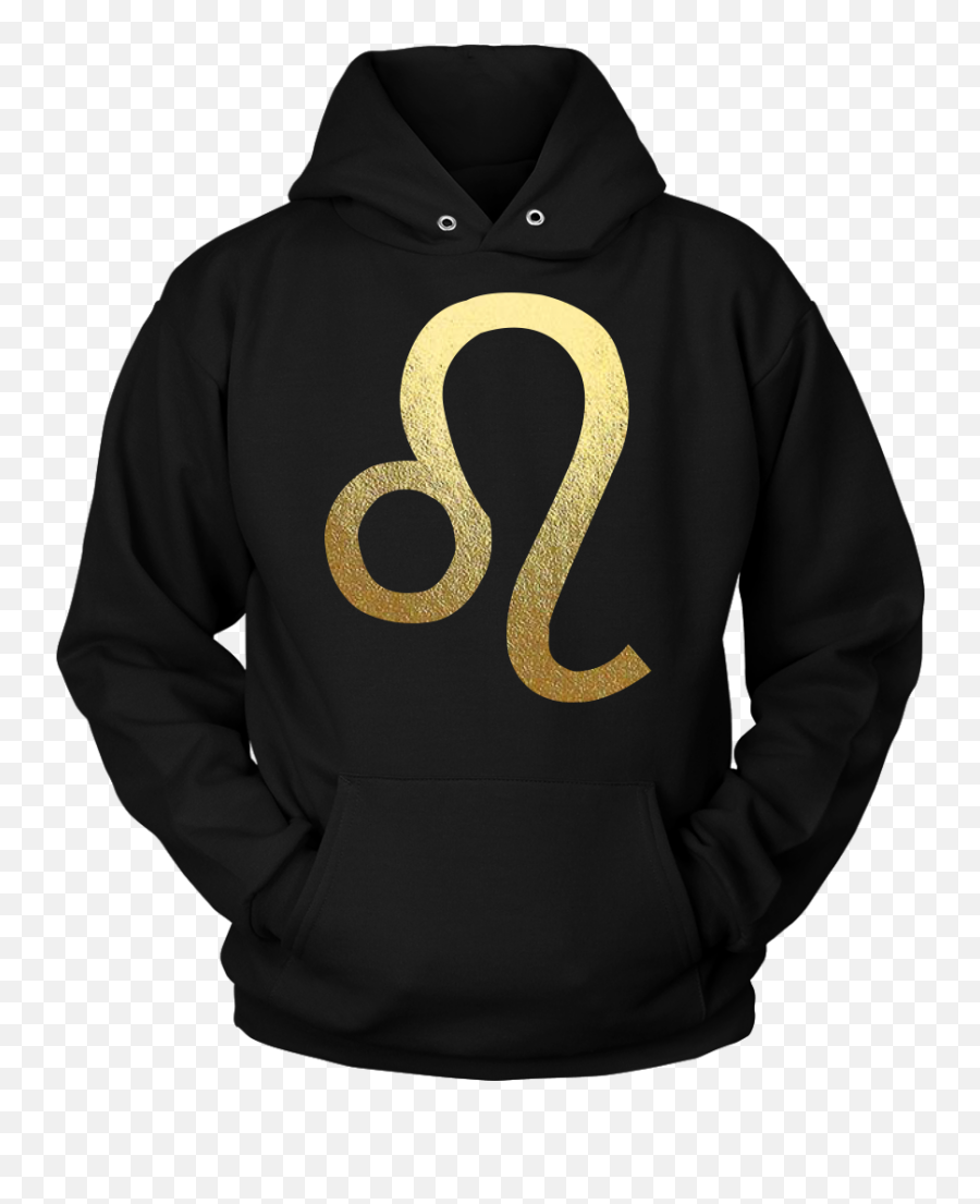 Leo Gold Sign Hoodie - Grandpa Motorcycle T Shirt Emoji,Leo Zodiac Sign Emoji